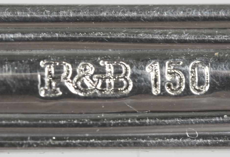 Besteck, 36-tlg., für 12 Personen, Robbe & Berking, versilbert (150er Auflage), Augsburger Faden, - Image 2 of 2