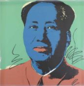 Warhol, Andy (1928 Pittsburgh - 1987 New York), Farbserigrafie, "Mao", aus Sunday B. Morning,