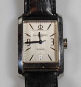 Herrenarmbanduhr, Baume & Mercier, Modell Hampton, Edelstahl, Automatikwerk, Nr. 5311378,