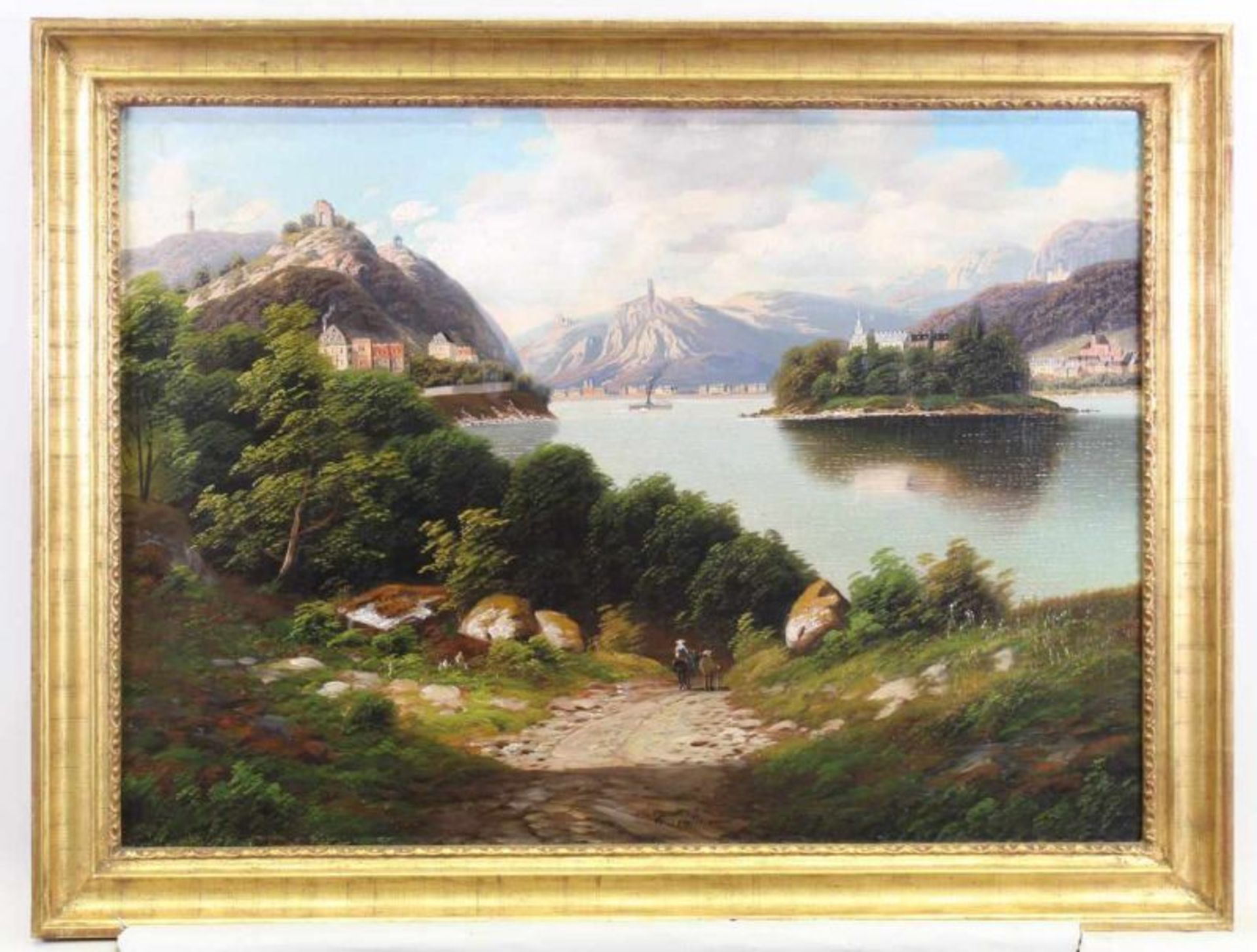 Forstmann, Arnold (1842 Düsseldorf - 1904, Schüler der KA Düsseldorf, Landschaftsmaler, besonders - Image 2 of 4