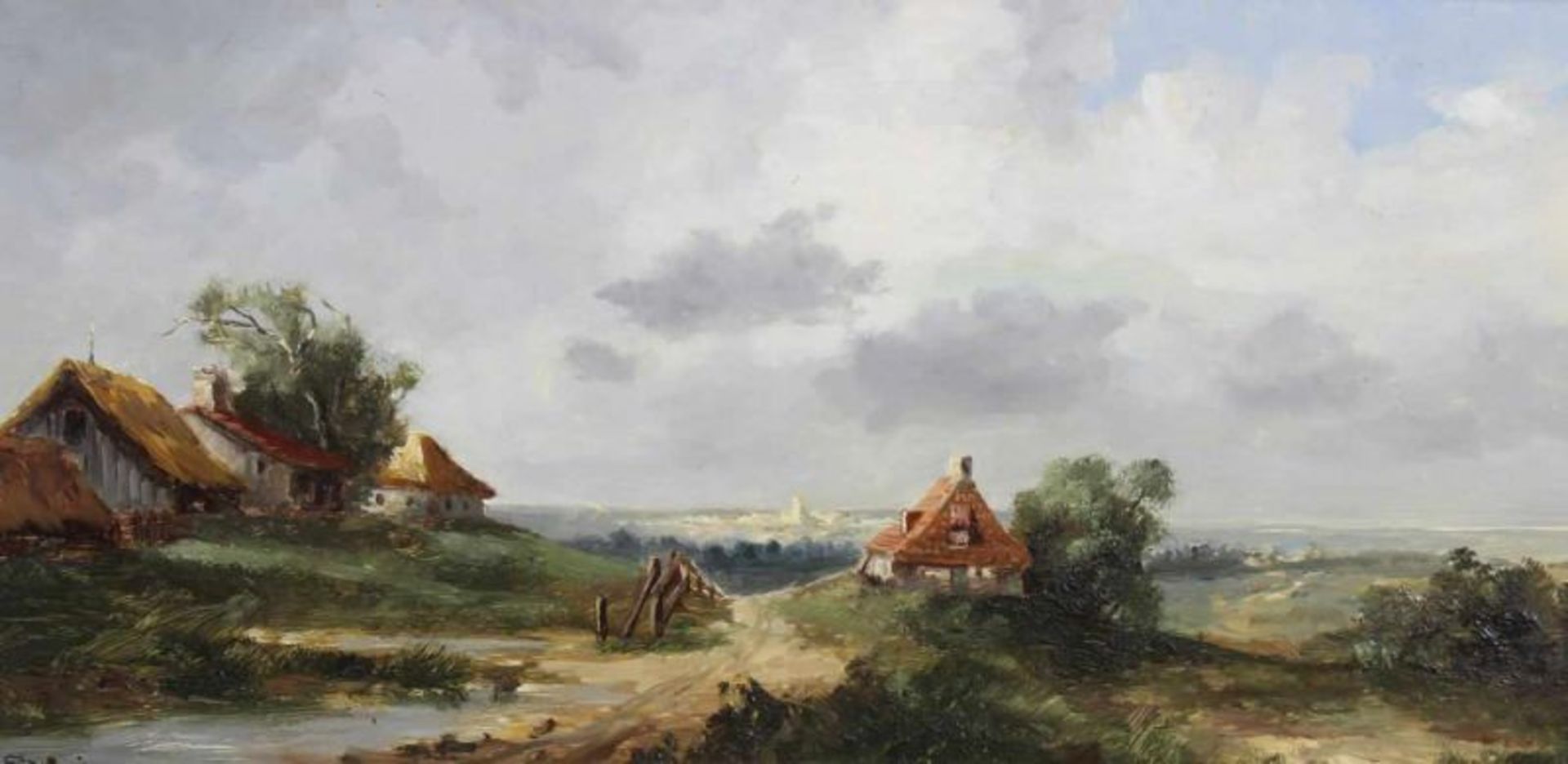 Demmin, Erich (1911 Mecklenburg - 1997 Berlin, Landschafts- und Stadtvedutenmaler), 2 Gemälde, " - Image 6 of 8