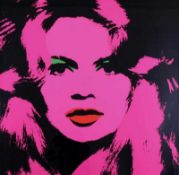Warhol, Andy (1928 Pittsburgh - 1987 New York), nach, Farbdruck, "Brigitte Bardot", ca. 90 x 90