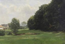Voltz, Richard (1859 München, Sohn des Friedrich, Schüler von J. Benczur und Löfftz), "Landschaft