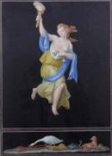 Smuglewicz, Francuszek (1745-1807), wohl, 2 kolorierte Kupferstiche, "Pompejianische Tänzerinnen",