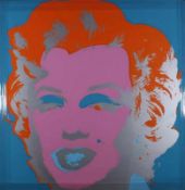Warhol, Andy (1928 Pittsburgh - 1987 New York), 2 Farbserigrafien, "Marilyn Monroe", aus Sunday B.