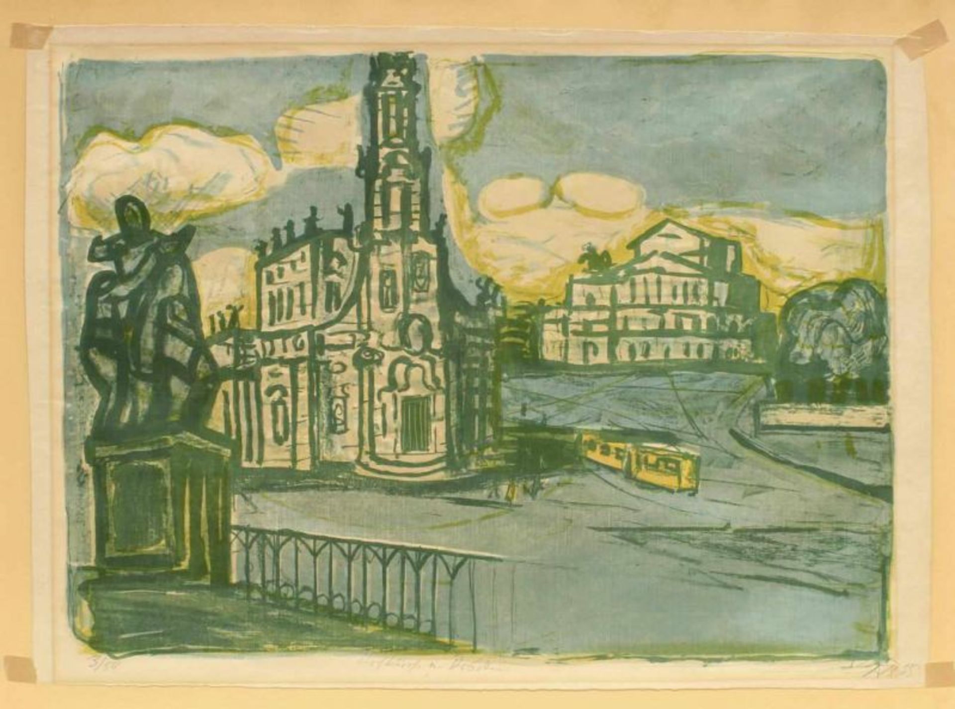 Dix, Otto (1891 Untermhaus bei Gera - 1969 Singen, studierte an der Dresdner Kunstgewerbeschule, - Bild 4 aus 5