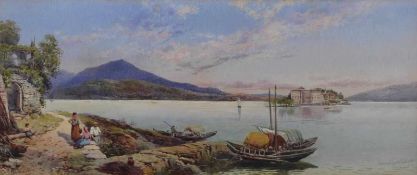 Rowbotham, Charles Edmund (1856 London - 1921, Landschaftsmaler und -aquarellist), Aquarell, "