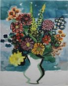Barth, Carl (Düsseldorf 1896 - 1976, Studium an der KA Düsseldorf), Aquarell, "Blumen in Vase",