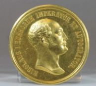 Goldmedaille, Zar Nicolaus I, G 900, bezeichnet "Nicolaus I Russorum Imperator Autocrator",