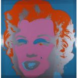 Warhol, Andy (1928 Pittsburgh - 1987 New York), 2 Farbserigrafien, "Marilyn Monroe", aus Sunday B.