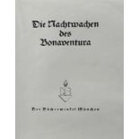 Goldschmidt, Bruno (Nürnberg 1881 - 1964 München) "Die Nachtwachen des Bonaventura", Mappe mit 150