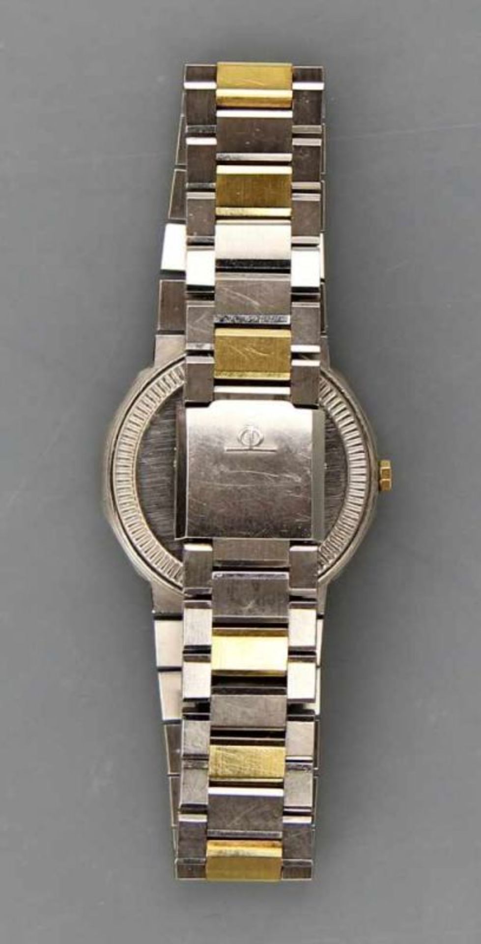 HAU "Baume & Mercier Riviera" Gehäuse und Band Stahl und Gelbgold 18kt., eckiges Gehäuse mit - Image 4 of 4