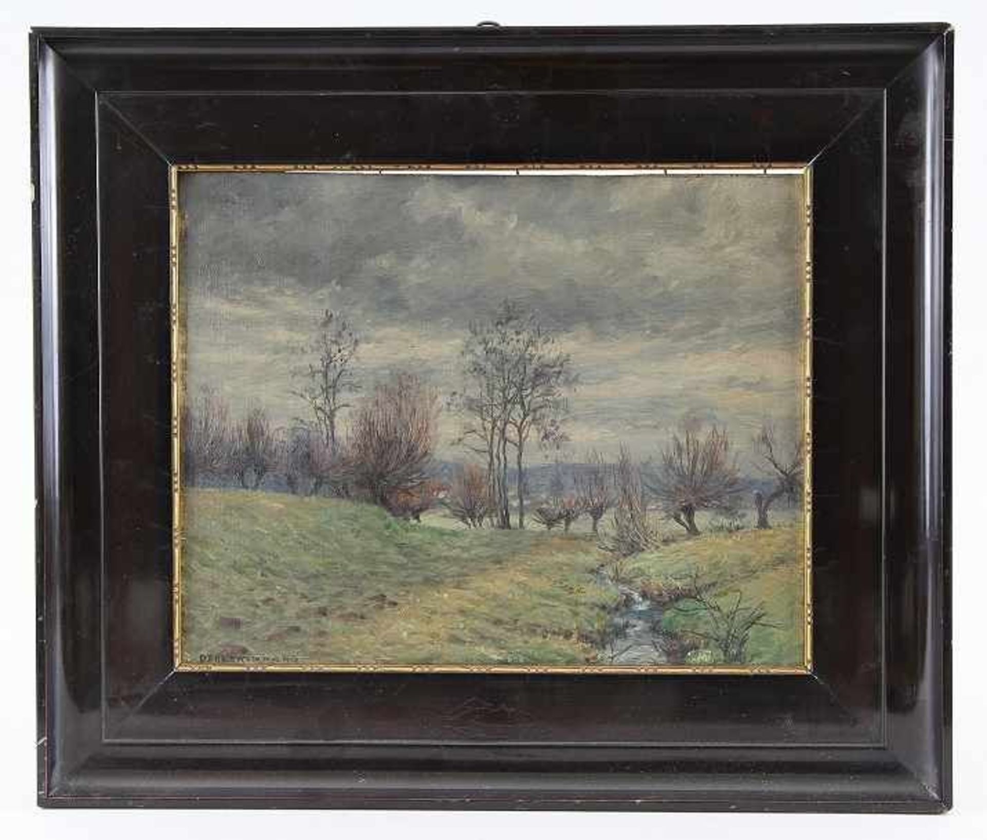 Oehler, Max (Blessenbach / Taunus 1875 - 1946 Weimar) Zwei Gemälde, jeweils Öl auf Leinwand auf