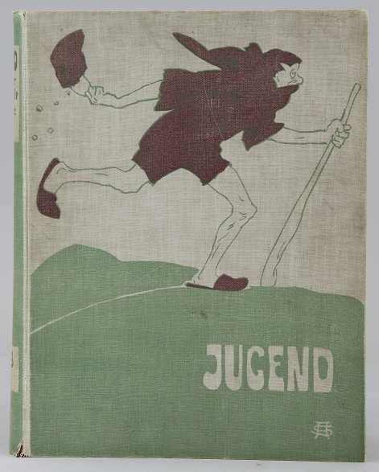 Zeitschrift "Jugend" Jahrgang 1913 und 1914 in vier originalen Halbjahresbänden, 52 Wochenausgaben - Image 3 of 3