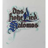 Fuchs, Leopold (Deutscher Grafiker und Buchkünstler des 20. Jhd.) "Das Hohe Lied Salomos", 49