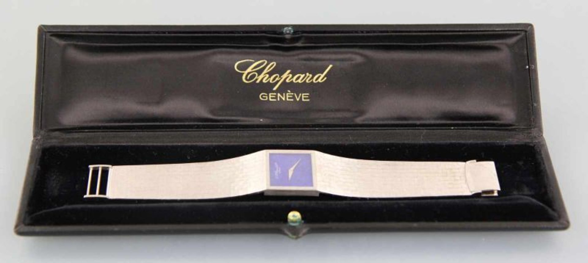 HAU "Chopard Automatik" Gehäuse und Band Weißgold 18kt, quadratisches Gehäuse mit schmaler - Image 5 of 7