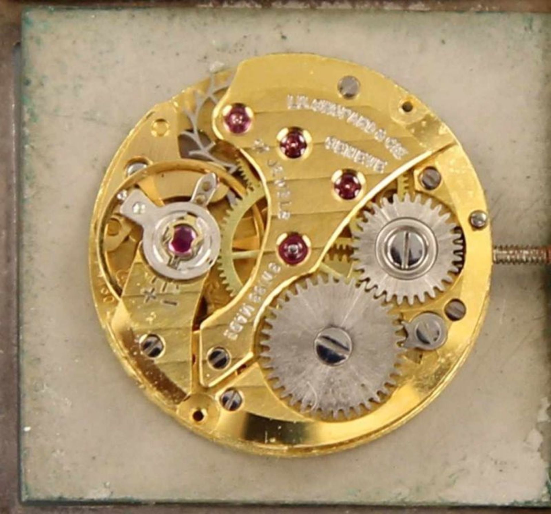 HAU "Chopard Automatik" Gehäuse und Band Weißgold 18kt, quadratisches Gehäuse mit schmaler - Image 7 of 7