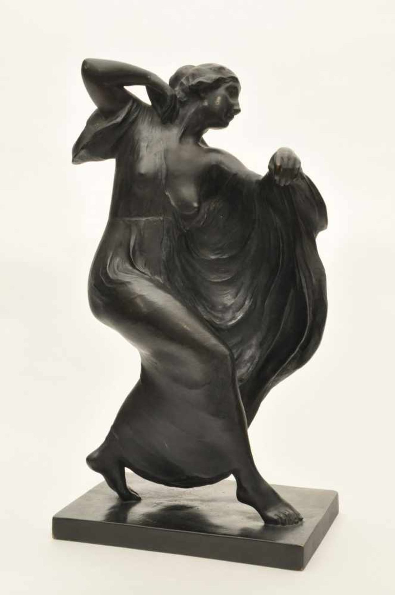 Lewin-Funcke, Arthur (1866 Niedersedlitz - 1937 Berlin) "Erotischer Tanz", Bronzeskulptur, H. 39,0