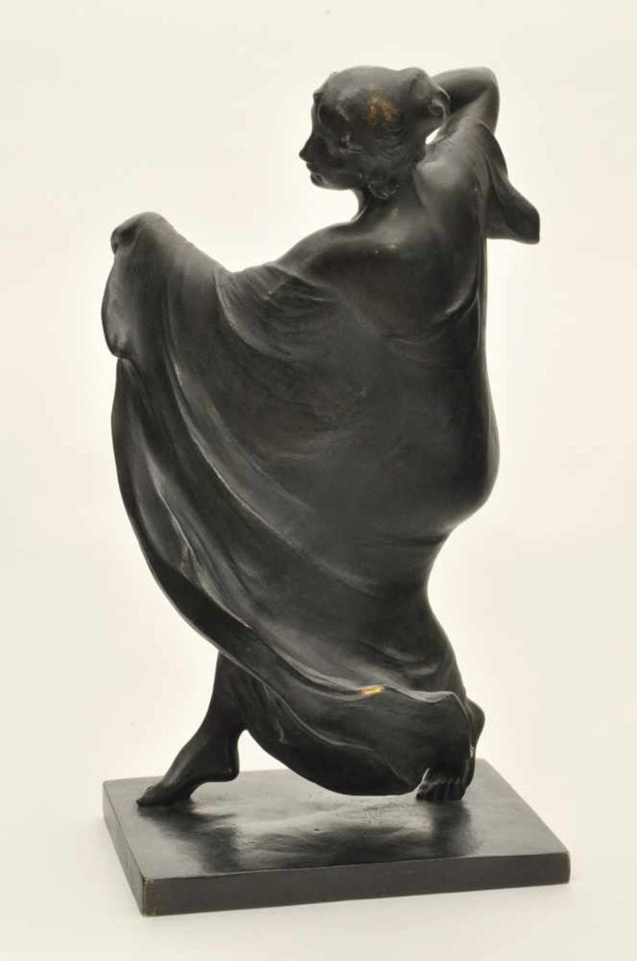 Lewin-Funcke, Arthur (1866 Niedersedlitz - 1937 Berlin) "Erotischer Tanz", Bronzeskulptur, H. 39,0 - Bild 2 aus 4