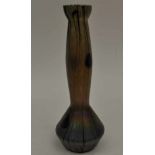 Vase, um 1900, H. 33,0 x 12,0 cm, Rand mit Chips