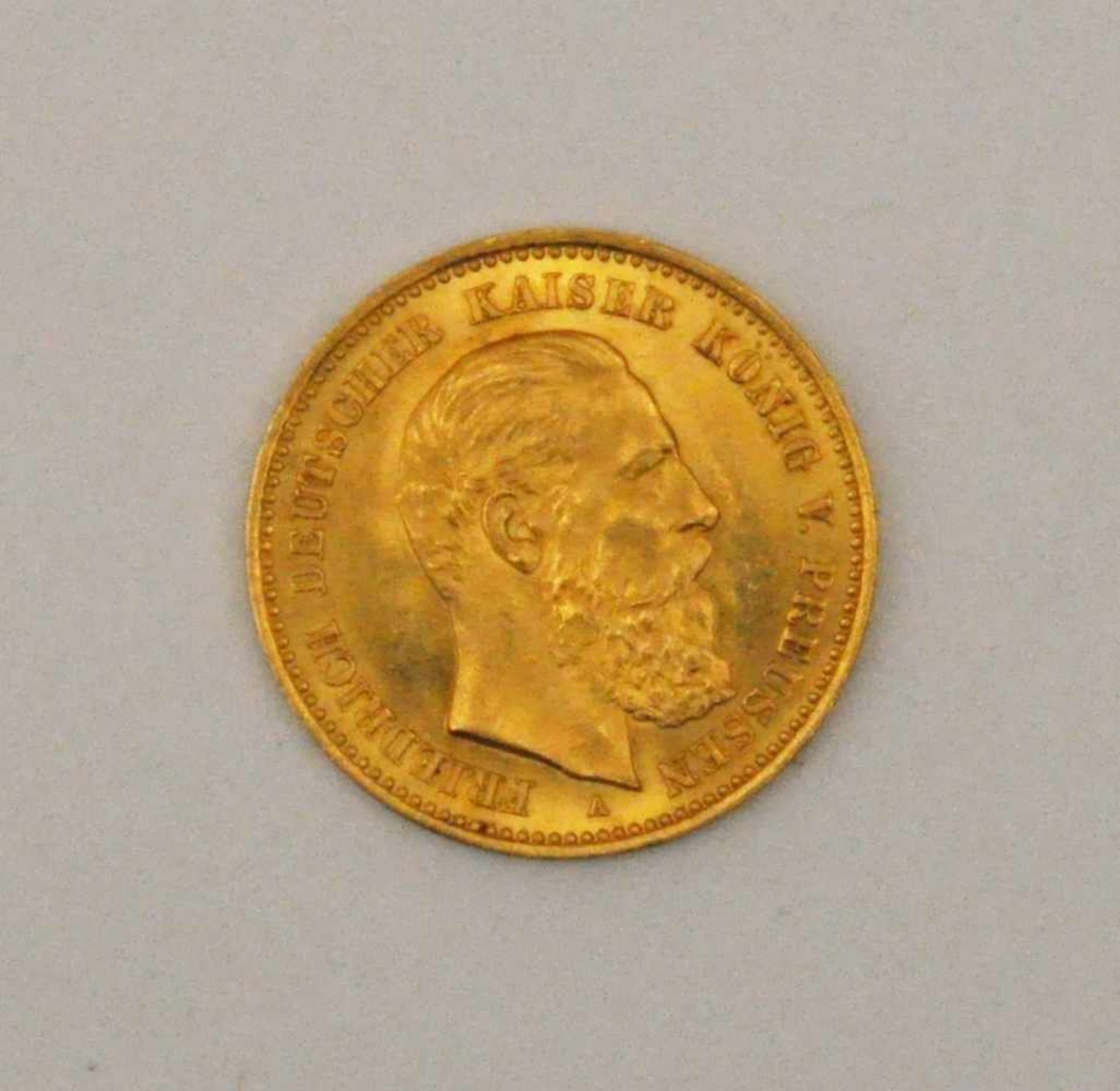 Goldmünze,10 Mark, Friedrich III, 1888 A