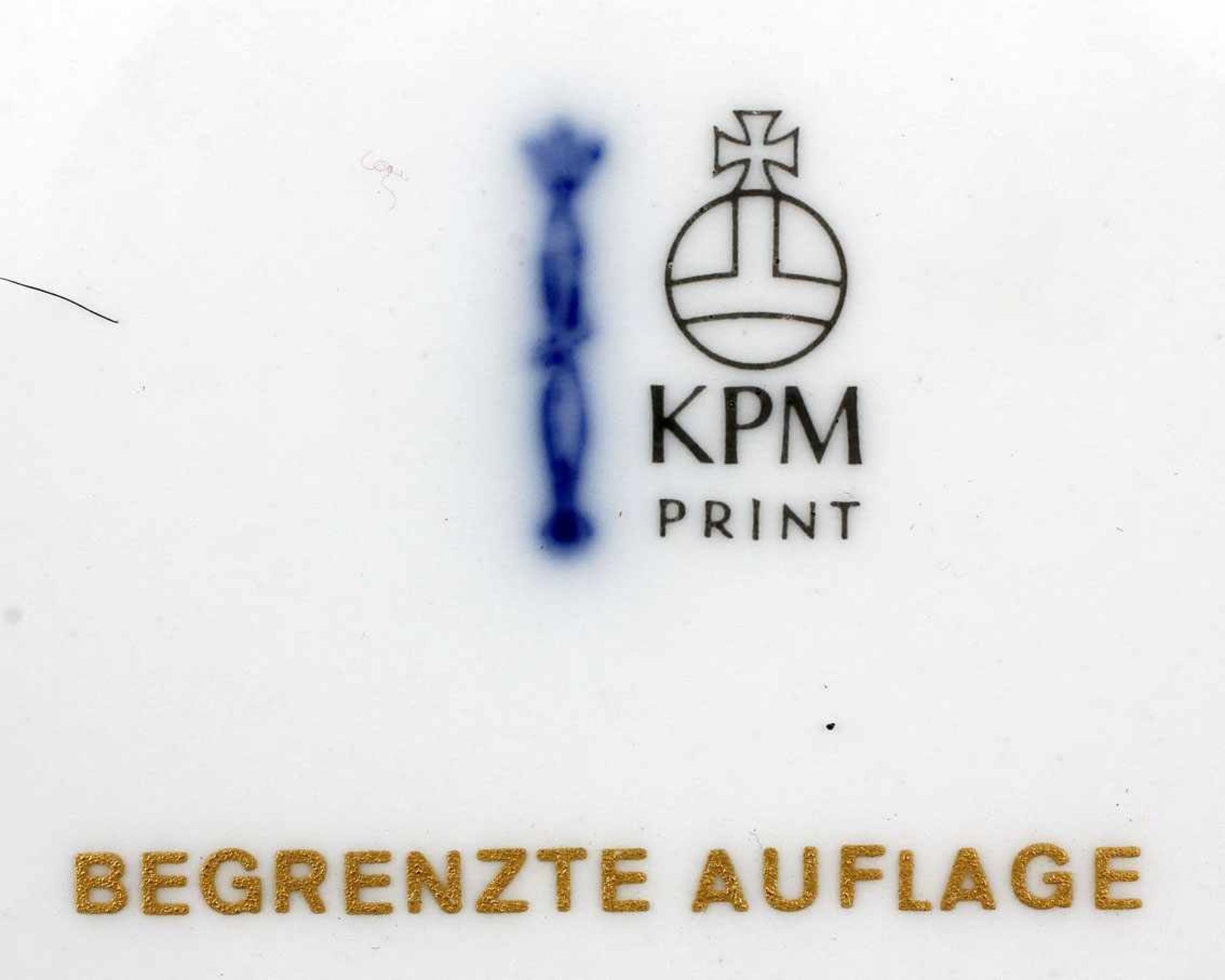 8 Weihnachtsteller KPM Berlin.gemarkt Königliche Porzellanmanufaktur, Berlin, Jahre 1984-1990 (2x - Bild 2 aus 2