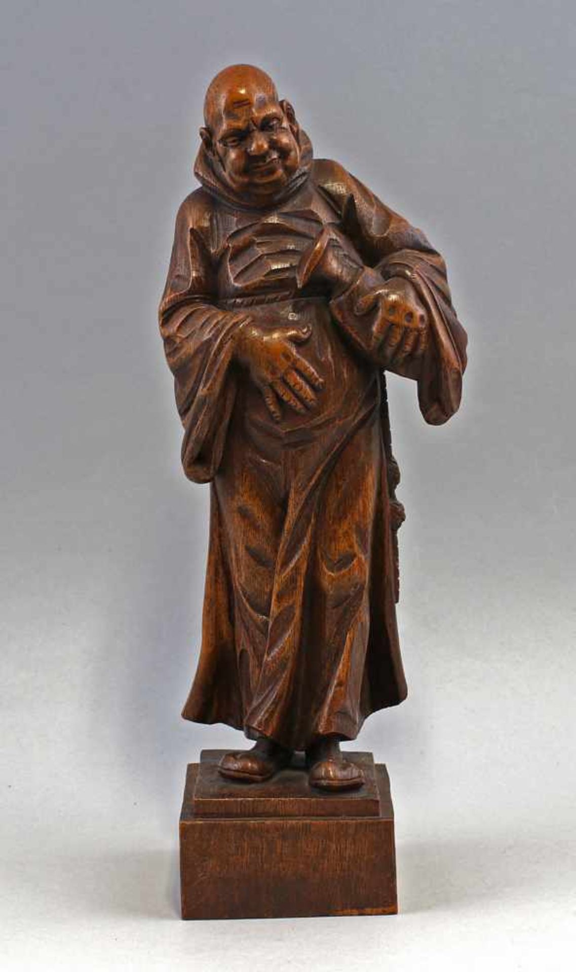 Skulptur Spanischer Mönch20. Jh., Herkunft: Manila, Philippinen (Angabe des Einlieferers),
