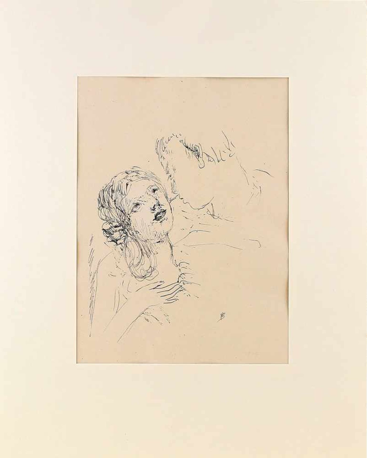 Bonnard, Blatt aus Sainte MoniqueUmdruck-Lithographie von Pierre Bonnard aus: Sainte Monique,