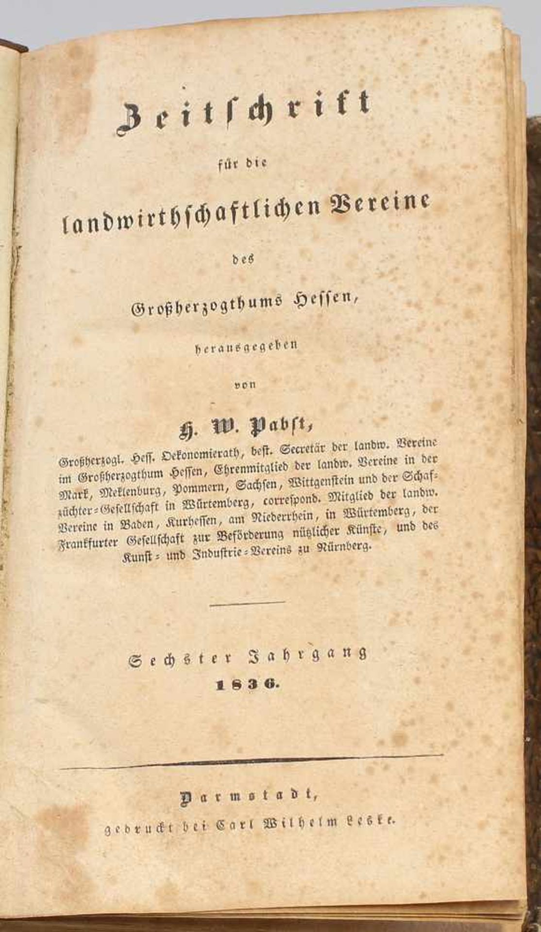 Zeitschrift für die landwirthschaftlichen Vereine 1836Zeitschrift für die landwirthschaftlichen - Bild 2 aus 2