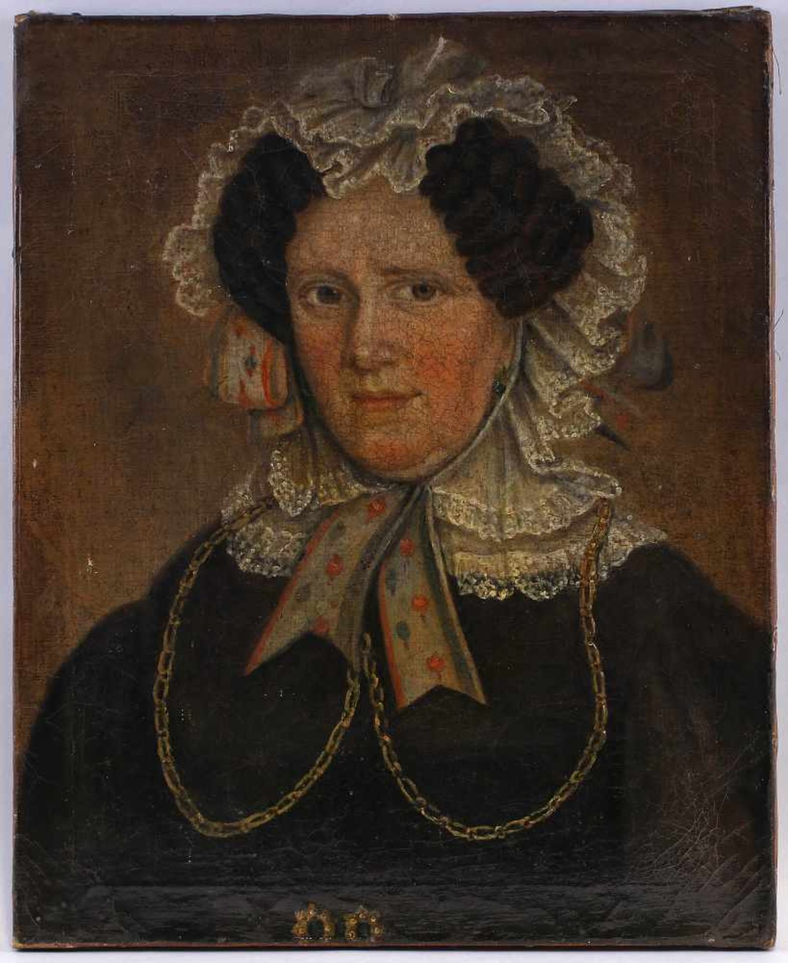 Leis, Porträt Ottilia Casparunsigniert, verso handschriftlich teils unleserlich bez.: "Frau