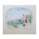Marc Chagall (1887 Witebsk - 1985 Paul de Vence) (F) La Baie des Anges, Farblithografie auf