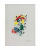 Marc Chagall (1887 Witebsk - 1985 Paul de Vence) (F) Mourlot I, catalogue cover of 'Prints from