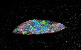 Loser Vollopal Farbe boulder, Australien, ca. 9,37 ct, Bewertung der Opale von 'Opals Down Under'