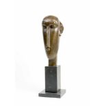 Miguel Fernando Lopez (1955 Lissabon) Hommage á Modigliani, Bronze, braun patiniert, Höhe 37 cm,