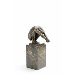 Miguel Fernando Lopez (1955 Lissabon) Der Taucher, Bronze, braun patiniert, Höhe 23 cm, auf der
