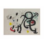 Joan Miró (1893 Barcelona - 1983 Palma de Mallorca) (F) Danse Barbare, Farblithografie auf Bütten,