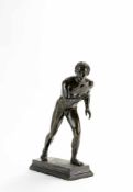 Metello Amadio (1884 Rom - 1967 ebenda) Der Läufer, Bronze, braun patiniert, 31,5 cm, auf der