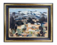 Eugène Baboulène (1905 Toulon - 1994 ebenda) (F) Paysage Provencal, Öl auf Leinwand, 46,5 cm x 60