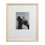 Stephan Balkenhol (1957 Fritzlar) (F) Schattenfigur, Fotografie, 25,5 cm x 20 cm, rückseitig mit