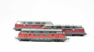 Märklin Konvolut Diesellokomotiven BR V200 006, 015 und 035 3-tlg., H0, 37805, Wechselstrom,