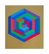 Victor Vasarely (1908 Pecs - 1997 Annet-sur-Marne) (F) SIN-HAT-A, Siebdruck auf Papier, 1972, 60