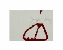 Joseph Beuys (1921 Kleve - 1986 Düsseldorf) (F) Zeichen aus dem Braunraum III, Offsetlithografie auf