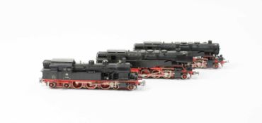 Märklin Konvolut Tenderlokomotiven 3-tlg., H0, 3106, 3308 und 3031, BR 78 355, BR 85 006 und BR 85