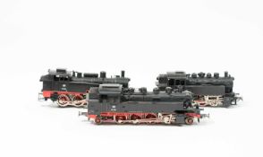 Märklin Konvolut Dampflokomotiven 3-tlg., H0, 3095, 3896 und 3031, Dampflok BR 74 1070, Tenderlok BR