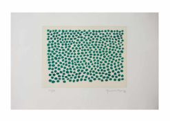 Joan Hernandez Pijuan (1931 Barcelona - 2005 ebenda) (F) Komposition mit grünen Punkten,