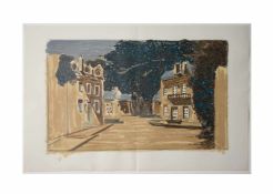 Georges Braque (1881 Argenteuil - 1963 Paris) Straßenszene aus Regards sur Paris, Farblithografie