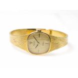 Rolex Damenarmbanduhr, Cellini, Handaufzug, Gehäuse 750 Gelbgold, Durchmesser 2 cm, Armband 750