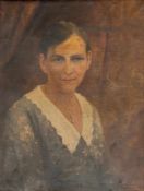 Paul Hermann Wagner (1852 Rothenburg/Oder - 1937 Kochel) Frauenporträt, Öl auf Leinwand, 63,5 cm x