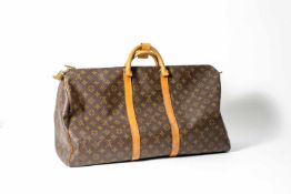 Louis Vuitton 'Keepall 55' Frankreich, September 1989, Entwurf von 1930, Leder mit Monogram