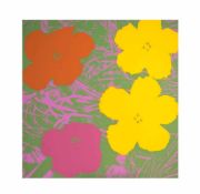 Andy Warhol (1928 Pittsburgh - 1987 New York) (F)Flowers, Farbserigrafie auf Papier, 91 cm x 91 cm